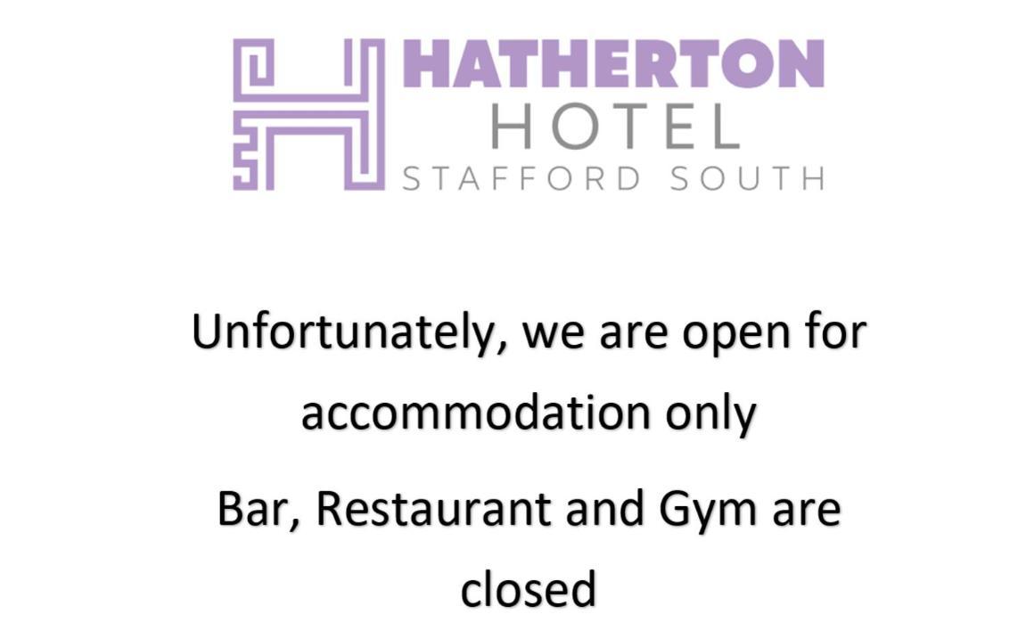 Stafford South Hatherton Hotel Penkridge Kültér fotó